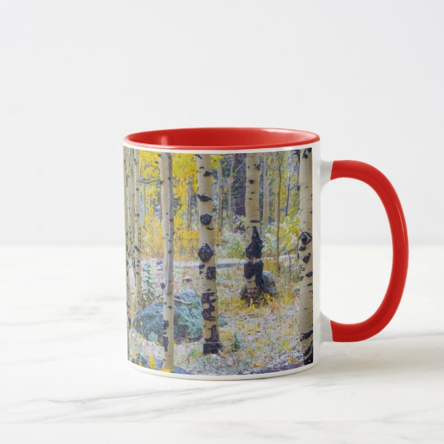 Mug Grand Mesa Cabine isolée dans une forêt (Droite)