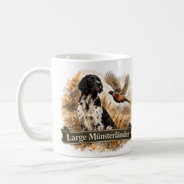 Mug Grand Münsterländer avec Faisan (Gauche)