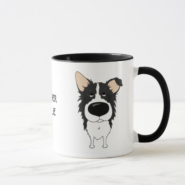 Mug Grand nez border collie (Droite)
