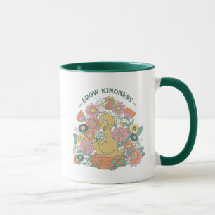 Mug Grand Oiseau Graphisme floral de gentilité