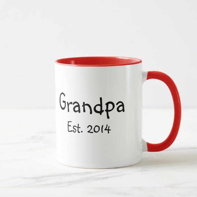 Mug Grand-papa à être 2014 (Droite)