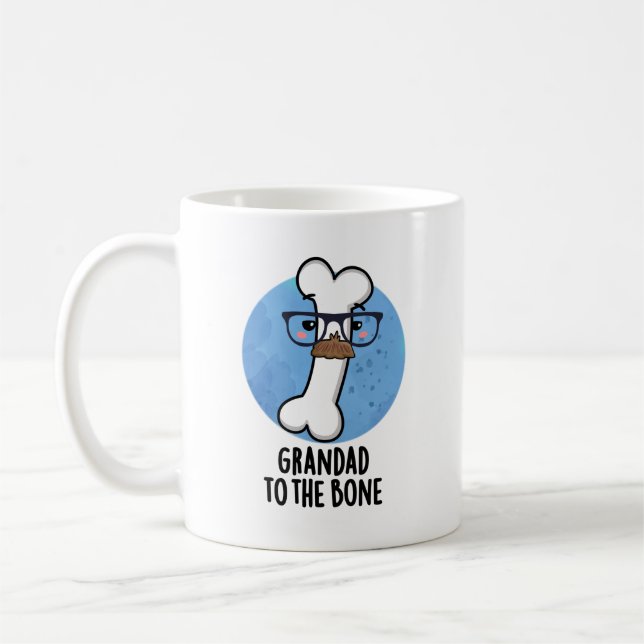 Mug Grand Papa À L'Os Drôle Grand-Père Pun (Gauche)