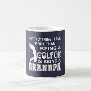 Mug Grand-papa au-dessus du golf