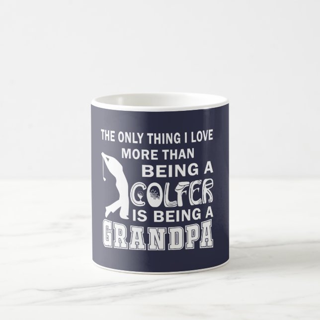 Mug Grand-papa au-dessus du golf (Centre)