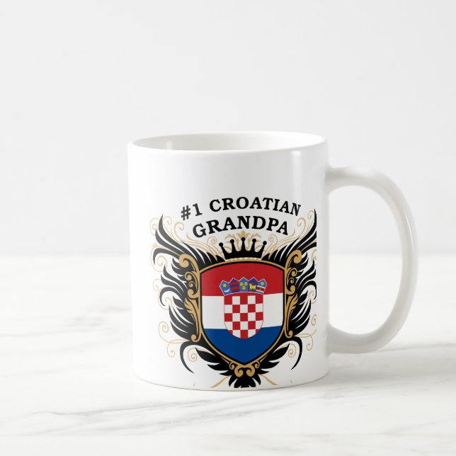 Mug Grand-papa croate du numéro un (Droite)