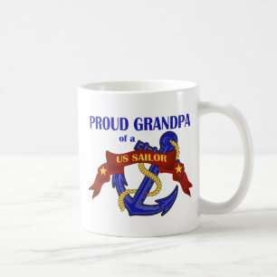 Mug Grand-papa fier d'un marin des USA