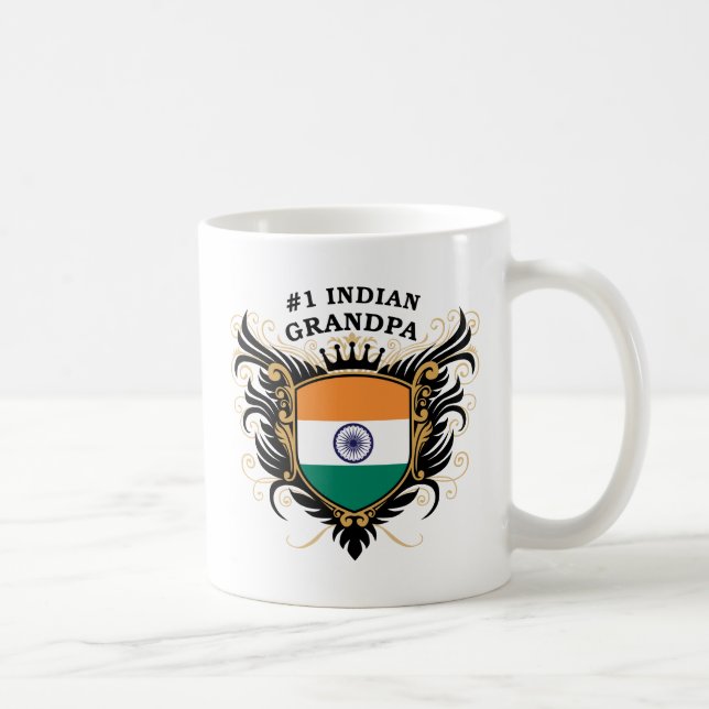 Mug Grand-papa indien du numéro un (Droite)