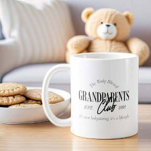 Mug Grand-parent Club Est. N'importe quelle année drôl