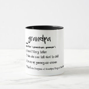 Mug Grand-père cool fête des pères Noël drôle