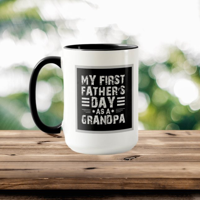 Mug Grand-père cool première Fête des pères (Créateur téléchargé)