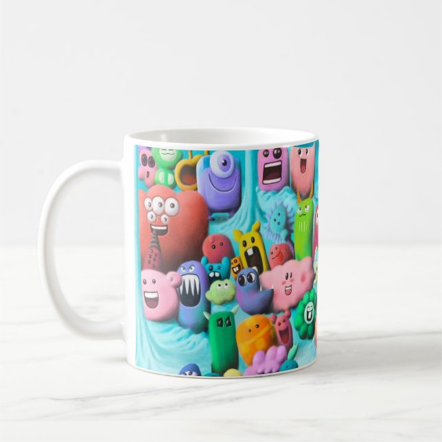 Mug Grand-père dans la planète en boucle - Monster Cup (Gauche)