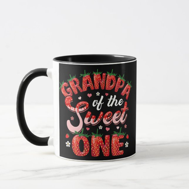 Mug Grand-Père De La Douce Un Anniversaire Famille (Gauche)