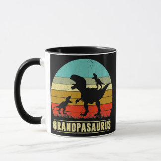 Mug Grand-père Dinosaur Grand-père Pasaurus 2 Deux enf