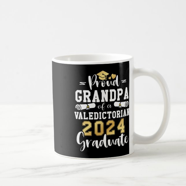 Mug Grand-Père D'Un Valedictorian Cl 2024 Graduation (Droite)