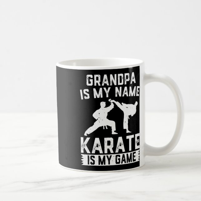 Mug Grand-Père Est Mon Nom Karate Est Mon Jeu - Karate (Droite)