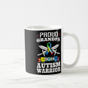 Mug Grand-Père Fière D'Un Autisme Guerrier Autiste