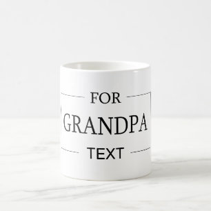 Mug Grand-père grand-père Anniversaire cadeau personna