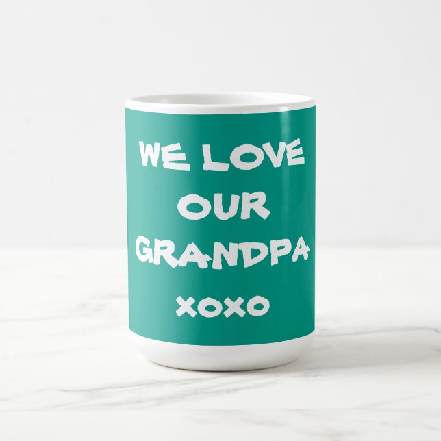 Mug  Grand-père grand-père message mignon AMOUR NOTRE  (Centre)