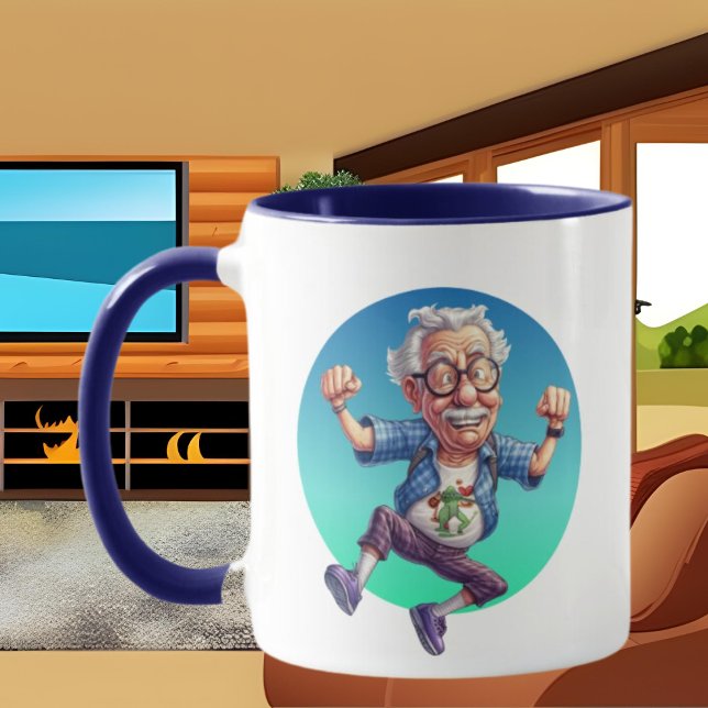 Mug grand-père le plus drôle du monde ajouter du texte (Créateur téléchargé)