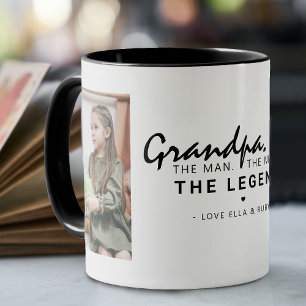 Mug Grand-père. L'Homme. Le Mythe. La Légende.   Photo