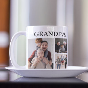 Mug Grand-père moderne personnalisé   6 Photo