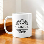 Mug Grand-Père Nomme L'Homme Le Mythe La Légende<br><div class="desc">Célébrez la légende de votre vie avec la tasse à café "L'homme, le mythe, la légende" ! Personnalisez-le avec leur nom pour un cadeau unique et humoristique, parfait pour siroter un café ou un thé le matin. Fabriquée en céramique durable, cette tasse présente un texte audacieux et un design élégant,...</div>