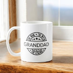 Mug Grand-Père Nomme L'Homme Le Mythe La Légende<br><div class="desc">Célébrez la légende de votre vie avec la tasse à café "L'homme, le mythe, la légende" ! Personnalisez-le avec leur nom pour un cadeau unique et humoristique, parfait pour siroter un café ou un thé le matin. Fabriquée en céramique durable, cette tasse présente un texte audacieux et un design élégant,...</div>
