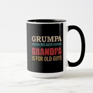 Mug Grand-père parce que grand-père pour les vieux v