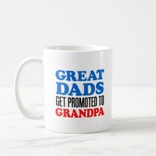 Mug Grand-père promu par de grands papas