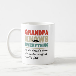 Mug Grand-père sait tout ce qu'est la chemise