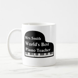 Mug Grand Piano Personnalisez le meilleur professeur d
