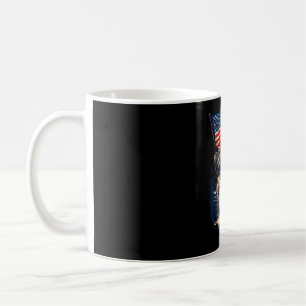 Mug Grand pied bigfoot sasquatch drapeau américain pat