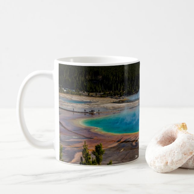 Mug Grand Prismatic Spring Parc national de Yellowston (Avec donut)