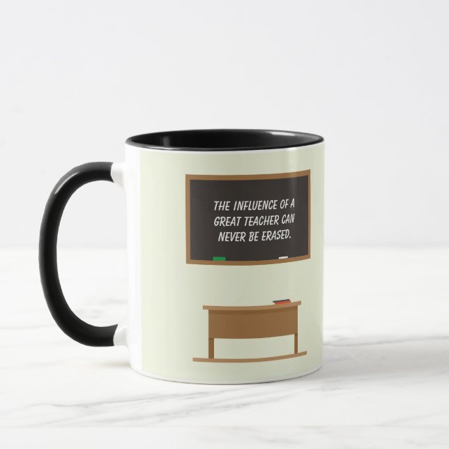 Mug Grand professeur Inspiration Citation Tableau de b (Gauche)