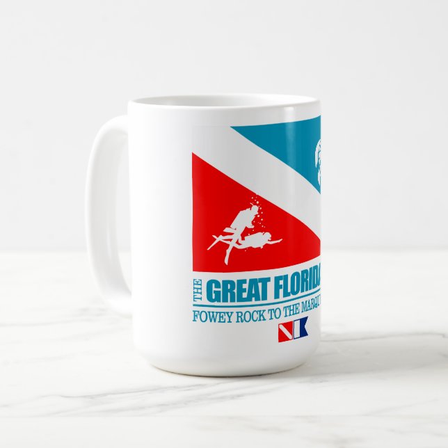 Mug Grand récif de Floride (sq) (Devant gauche)