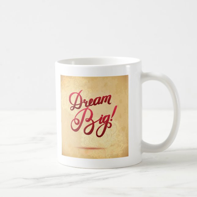 Mug Grand rouge rêveur (Droite)