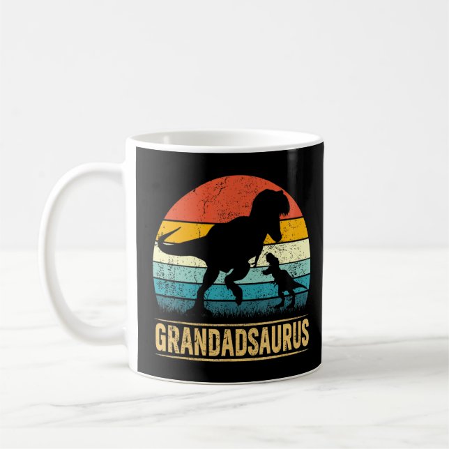 Mug Grand Saurus T Rex Dinosaur Grand Père (Gauche)