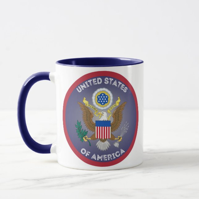 Mug Grand Sceau de forme circulaire des États-Unis (Gauche)