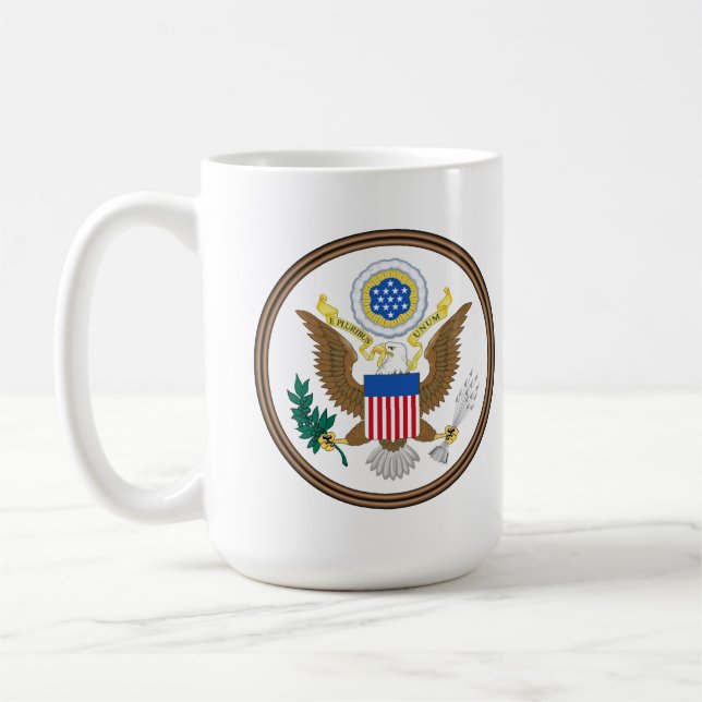 Mug Grand Sceau des États-Unis recto & verso (Gauche)
