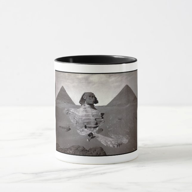 Mug Grand Sphinx & Nécropole des Pyramides de Gizeh Ég (Centre)
