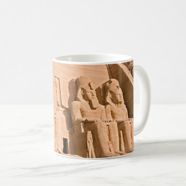 Mug Grand Temple d'Abu Simbel - Ramsès II - Égypte (Devant droit)