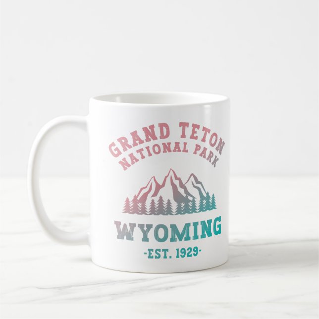 Mug Grand Teton National Park Wyoming USA Gradient (Gauche)