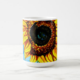 Mug Grand tournesols aquarelle nature
