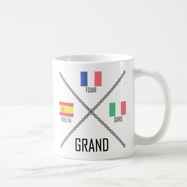 Mug Grand Tours à vélo (Droite)