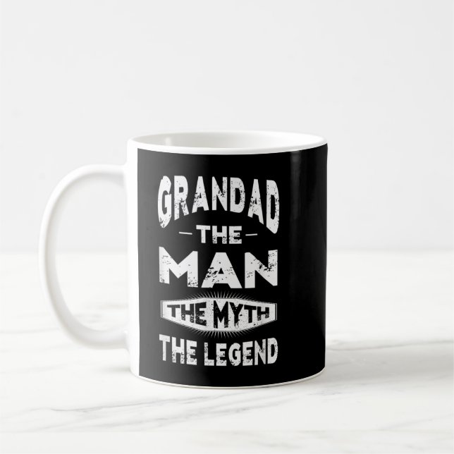 Mug Grandad The Man The Myth The Legend Grandpa Gift M (Gauche)