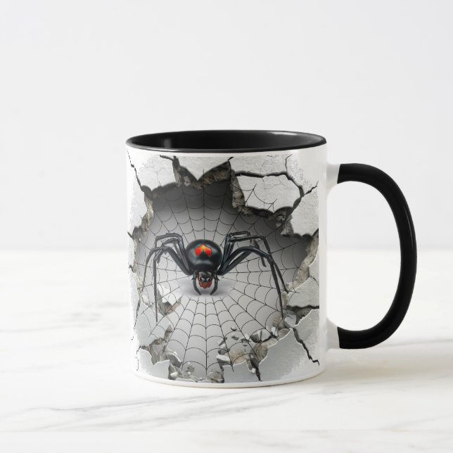 Mug Grande araignée dans une toile (Droite)