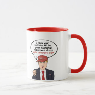 Mug Grande carte d'anniversaire d'atout - célébrons