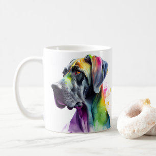 Mug Grande Danse Colorée Chien animal de compagnie, Mu