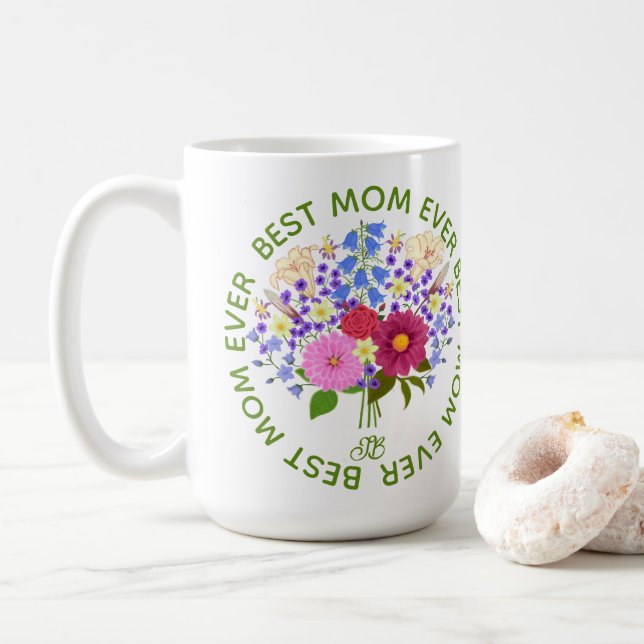 Mug grande fête des mères avec Blumenstrauss (Avec donut)