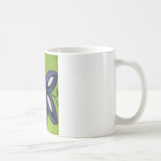 Mug Grande fleur bleue lumineuse
